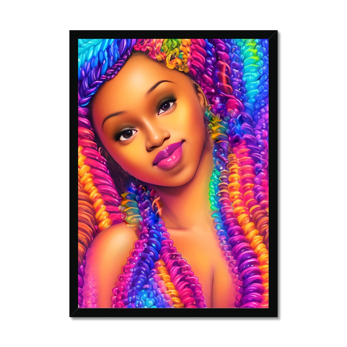 Goddess Charm Framed Print