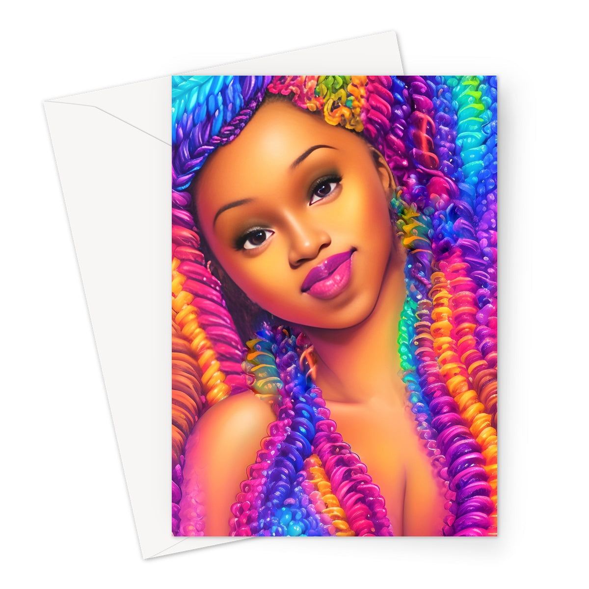 Goddess Charm Greeting Card