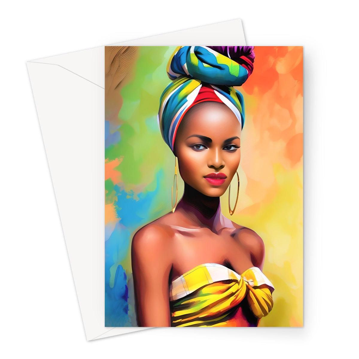 Goddess Girly Greeting Card