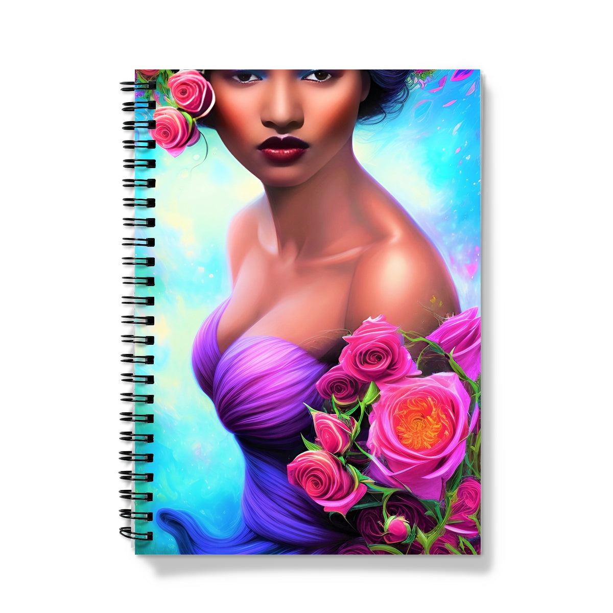 Goddess Glamour Spiral Notebook