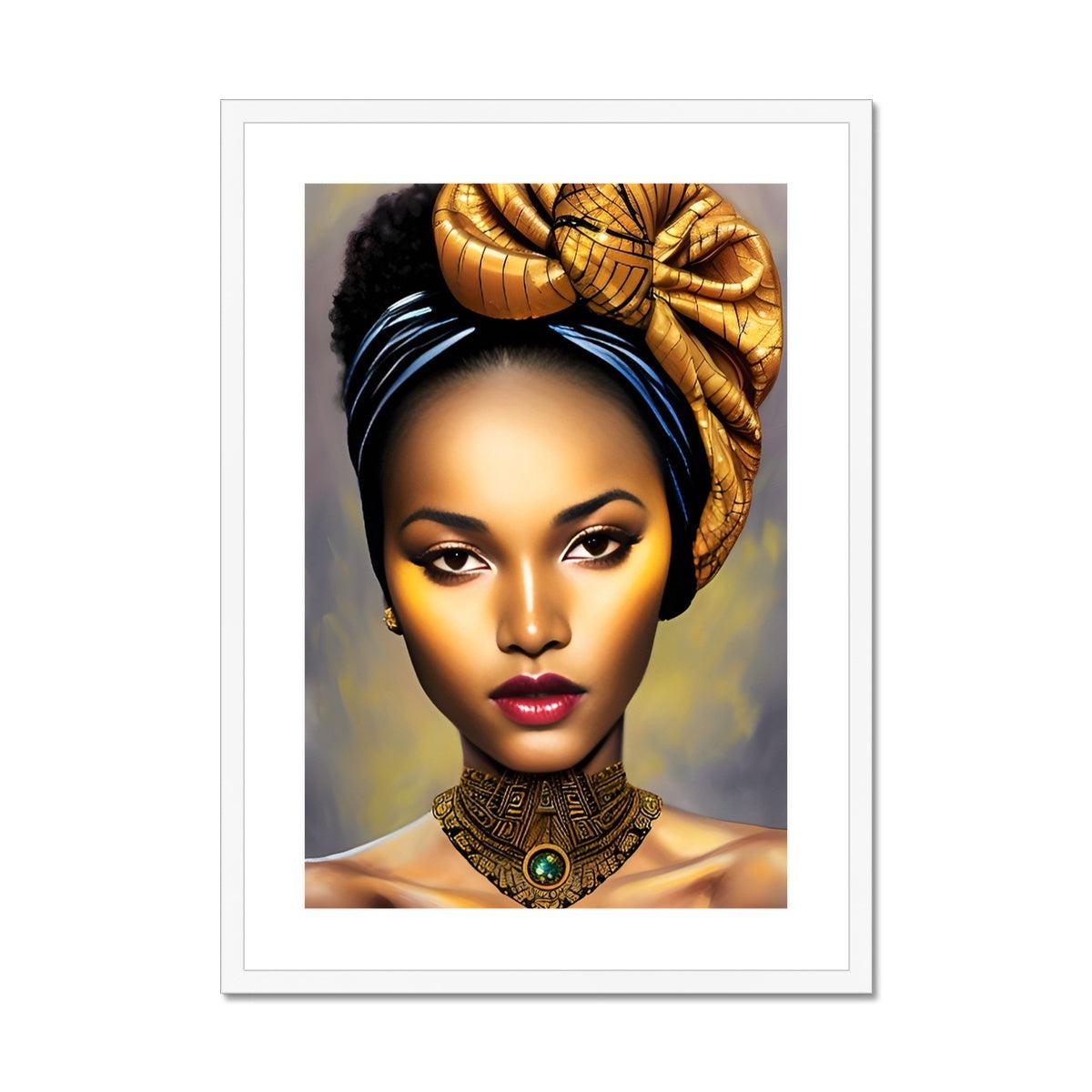 Goddess Gold Framed & Mounted Print