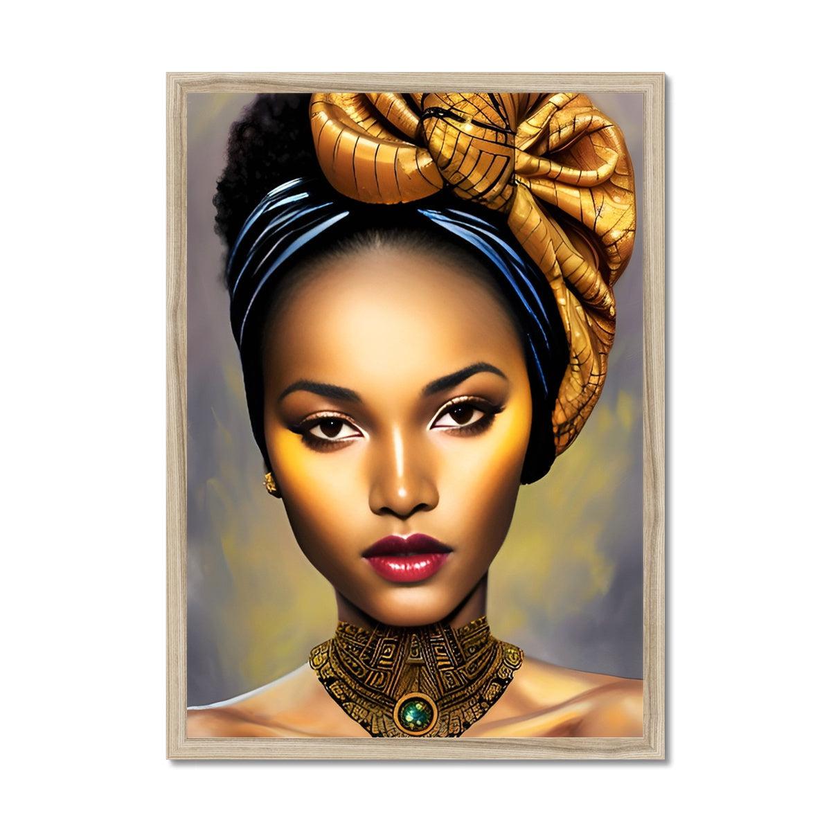 Goddess Gold Framed Print