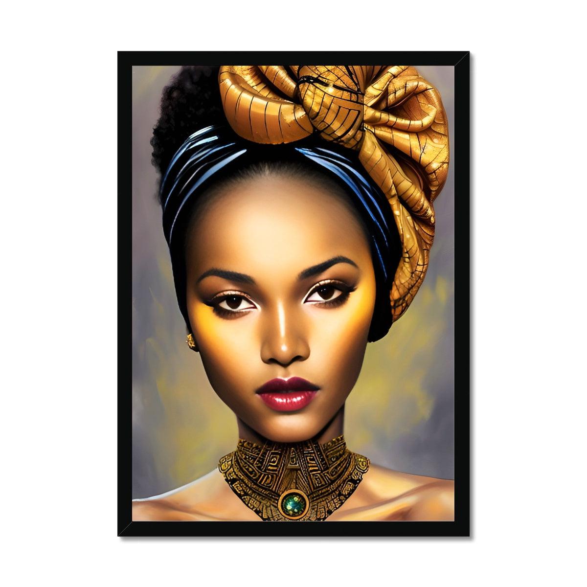 Goddess Gold Framed Print