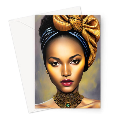 Goddess Gold Greeting Card