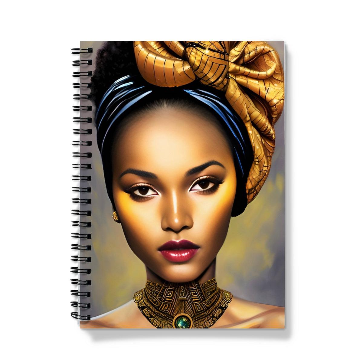 Goddess Gold Spiral Notebook