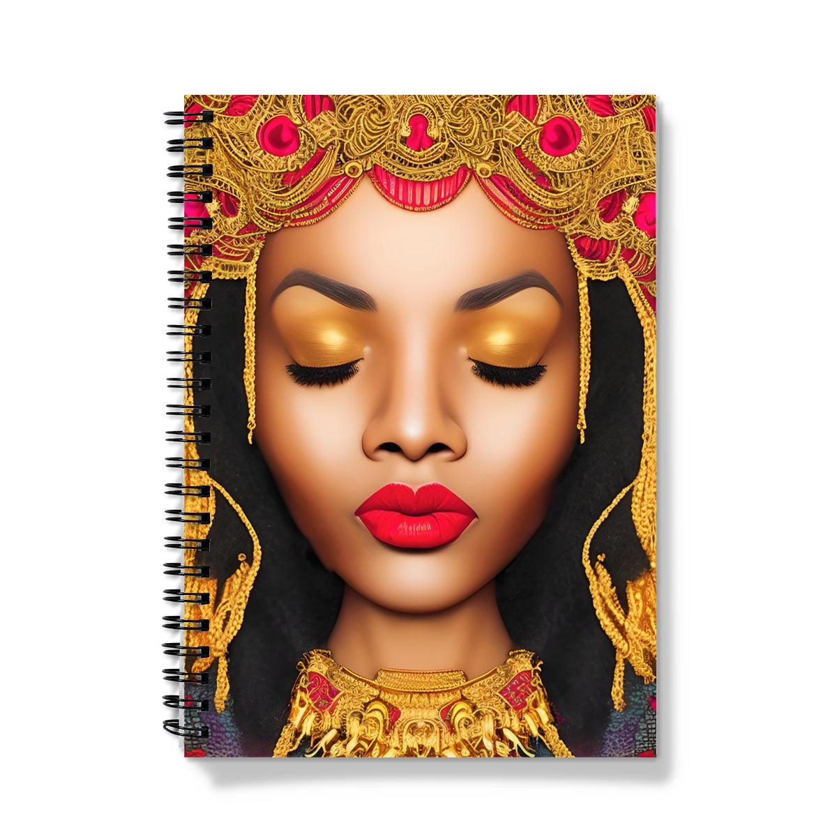 Goddess Golden Spiral Notebook