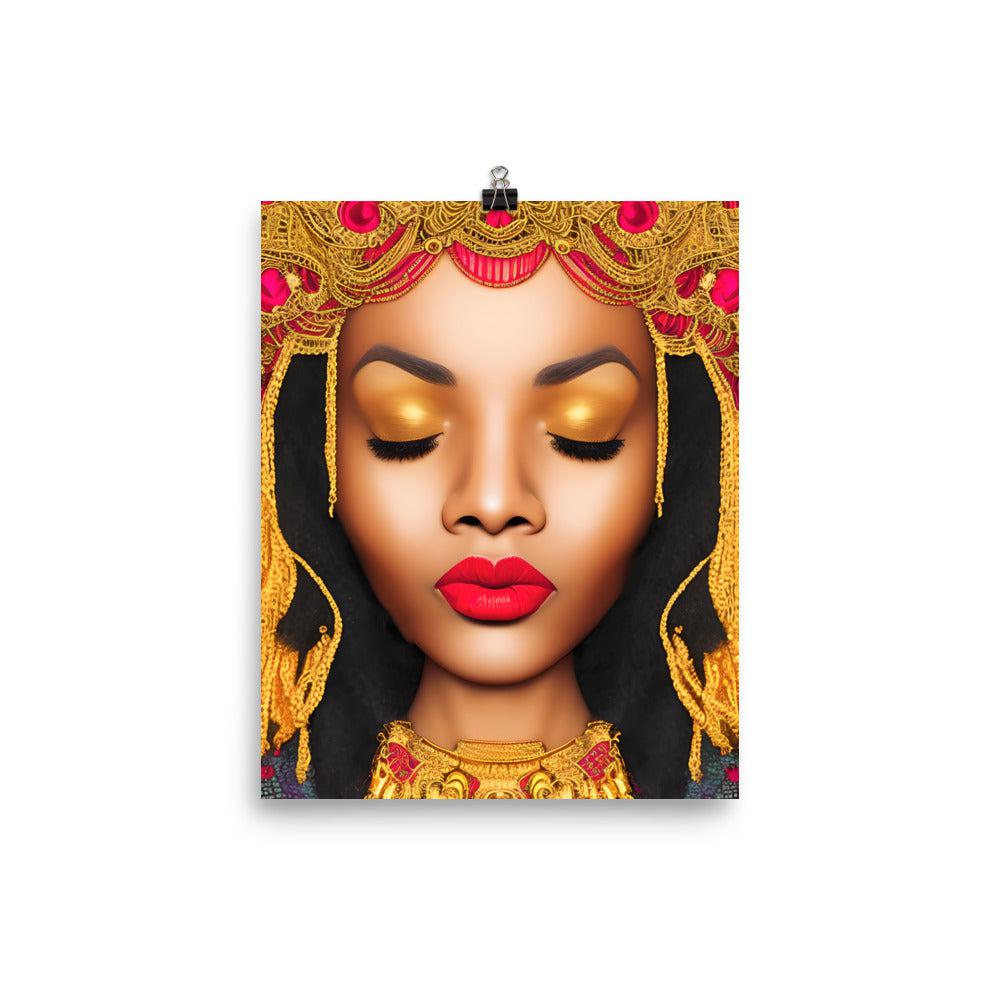 Goddess Golden Unframed Matte Print