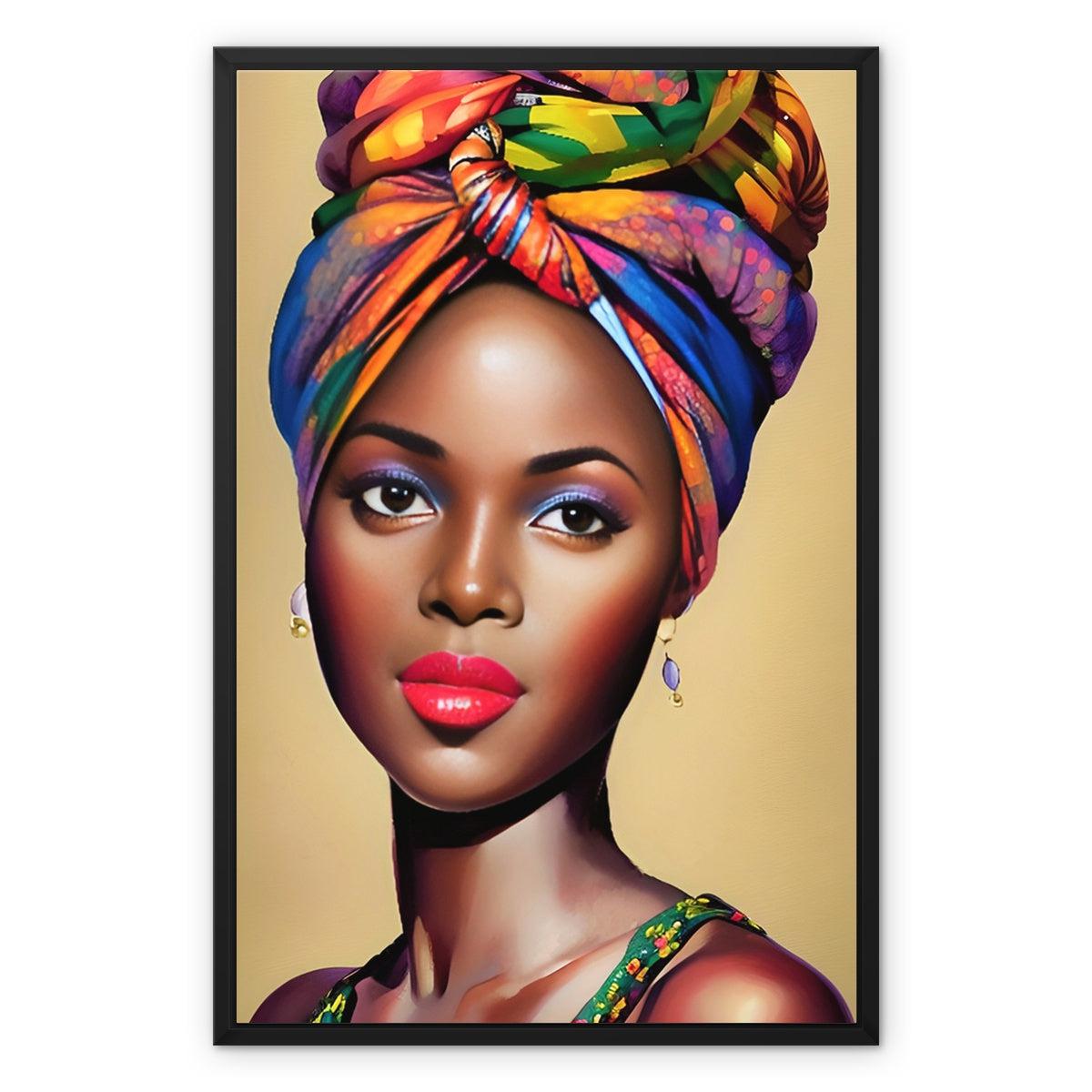 Goddess Graceful Framed Canvas