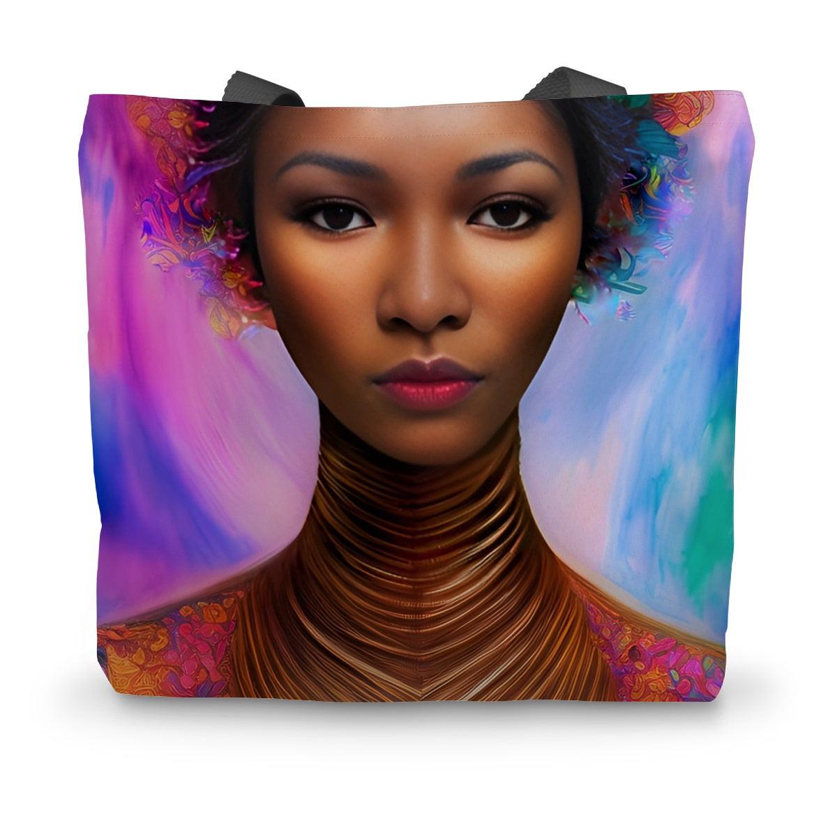 Goddess Petal Canvas Tote Bag