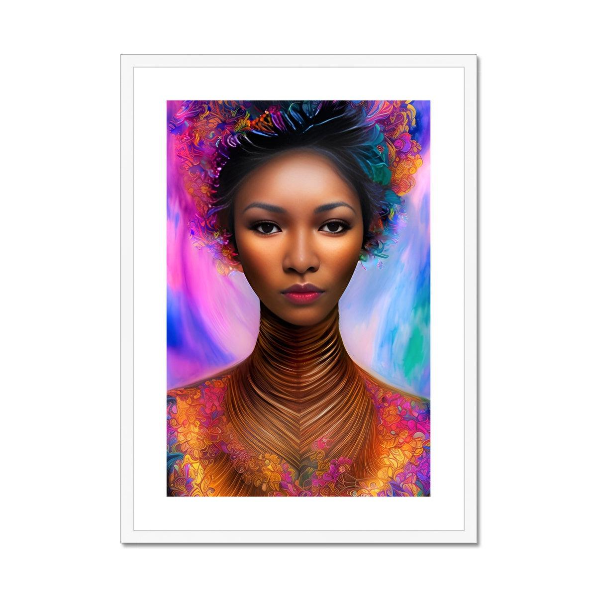 Goddess Petal Framed & Mounted Print