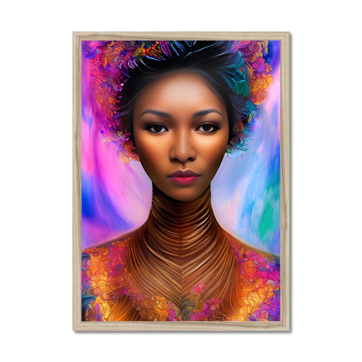 Goddess Petal Framed Print