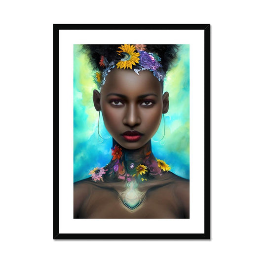 Goddess Star Framed & Mounted Print