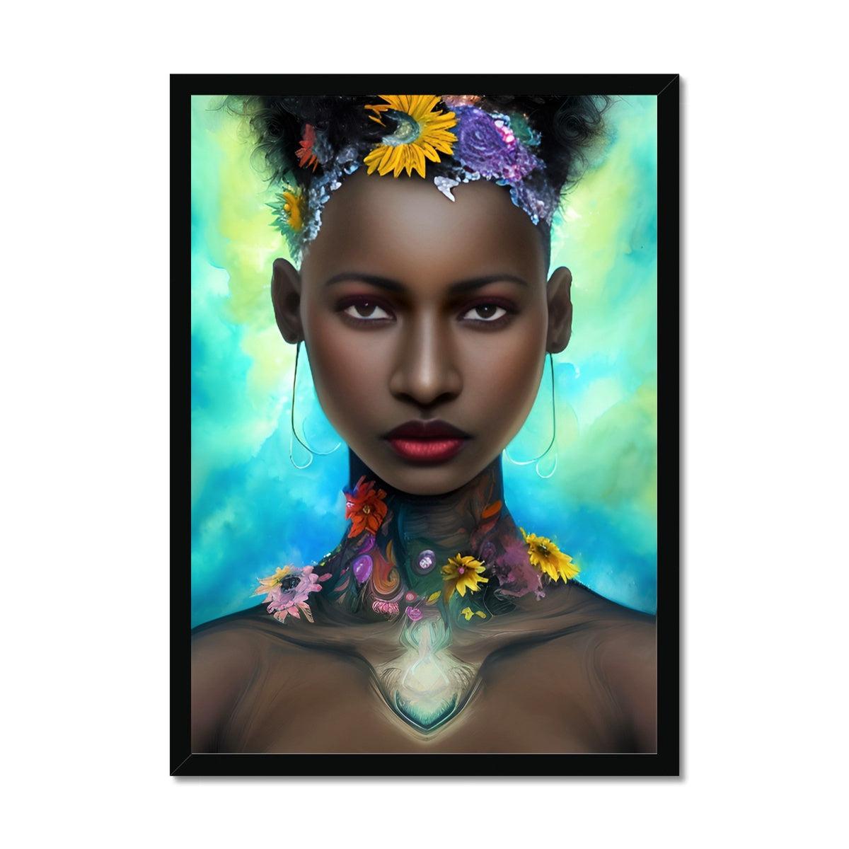 Goddess Star Framed Print