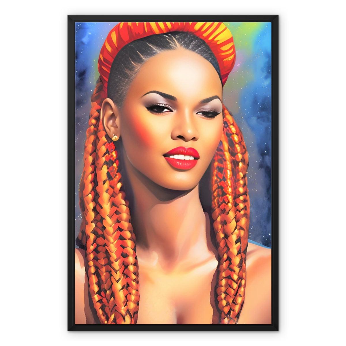 Goddess Unique Framed Canvas