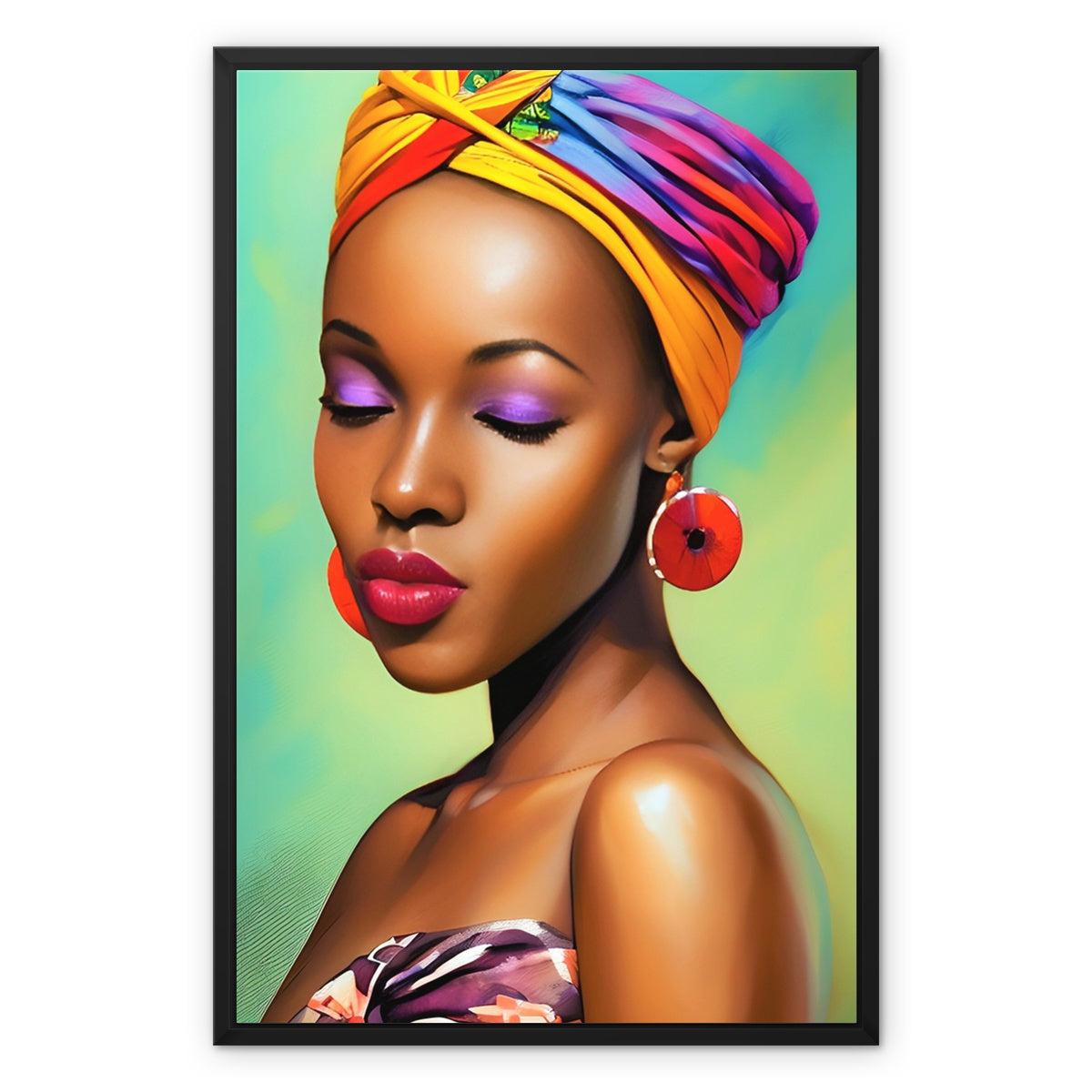 Goddess Wonderful Framed Canvas