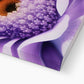Lilac Blue Digital Flower Canvas