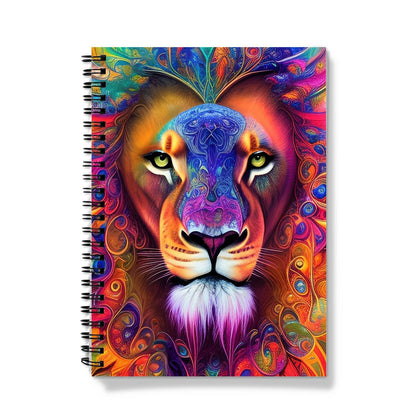 Mystical Lion Spiral Notebook