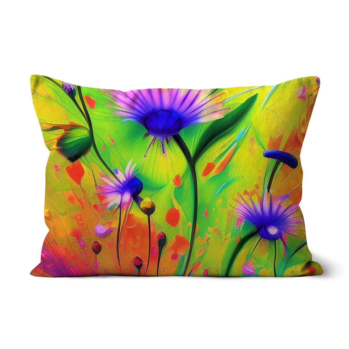 Painted Flowers Cushion