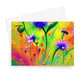 Painted Flowers Greeting Card