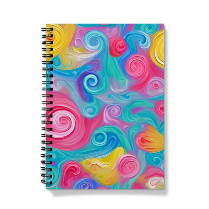 Pastel Floral Swirls Notebook