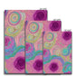 Pastel Lilac Mixed Floral Swirls Canvas