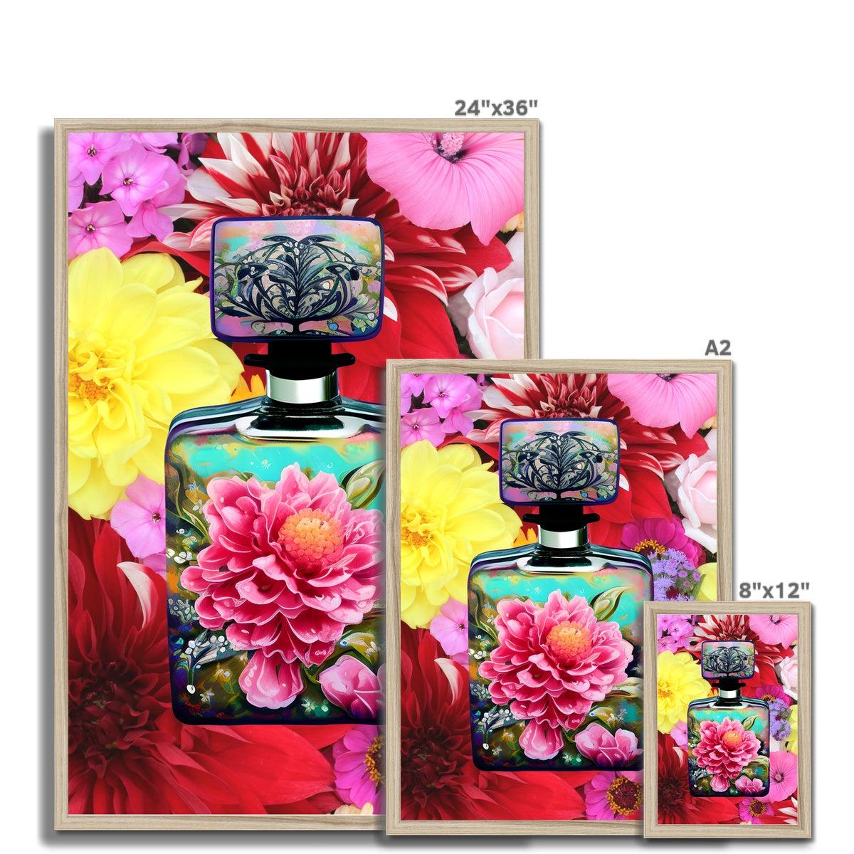 Perfume Bottle Framed Print