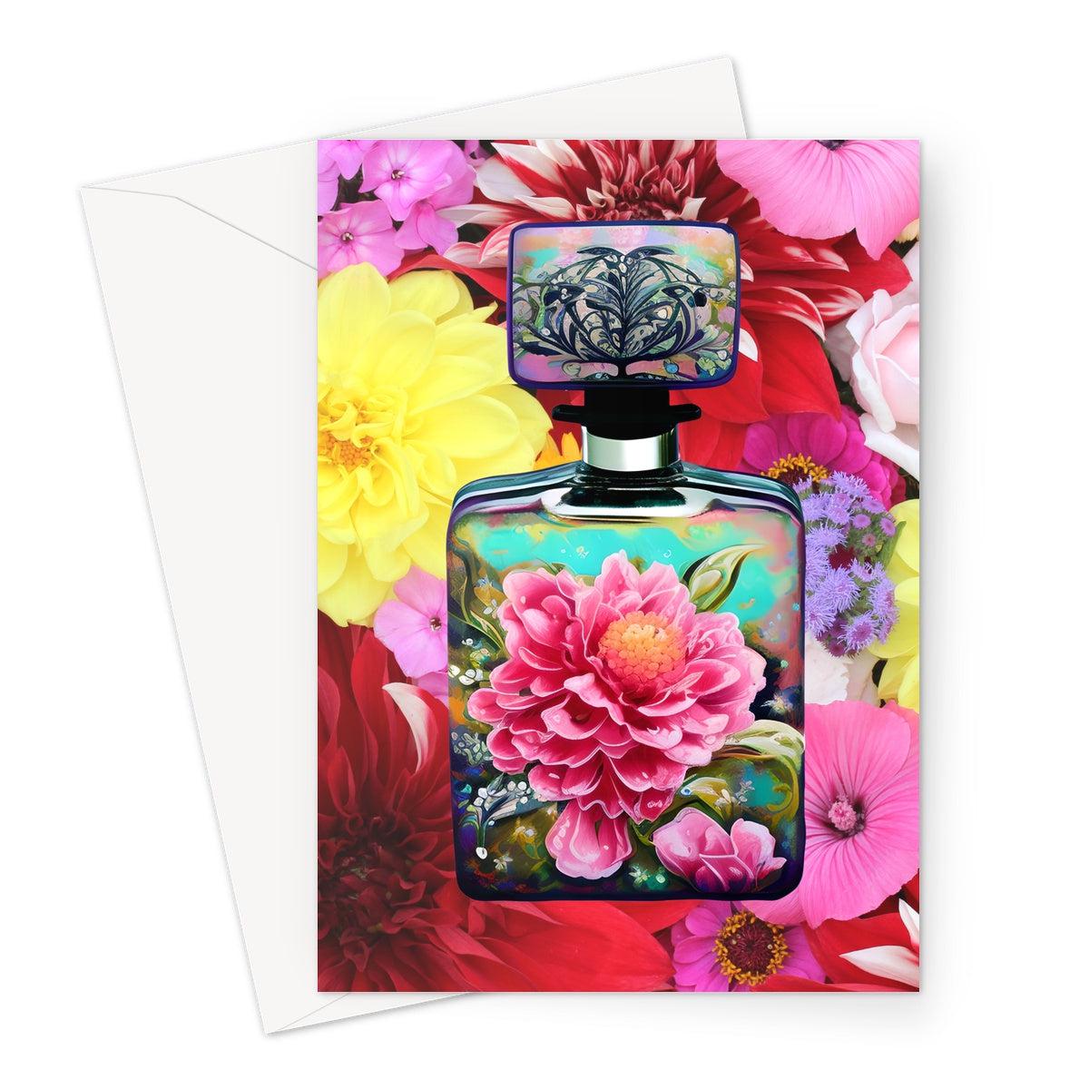 Perfume Bottle Greeting Card