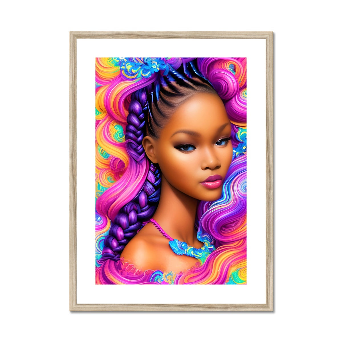 Princess Cutie Framed & Mounted Print