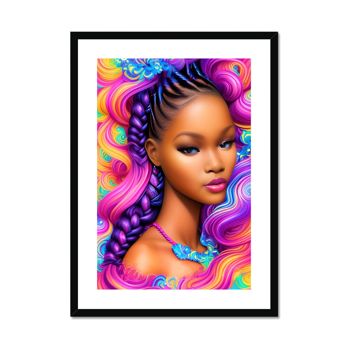 Princess Cutie Framed & Mounted Print