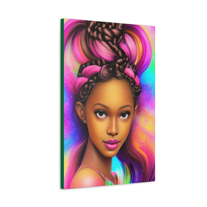 Princess Rainbow Canvas Print