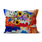 Red Mixed Colours Acrylic Paint Floral Ice-cream Cone Cushion