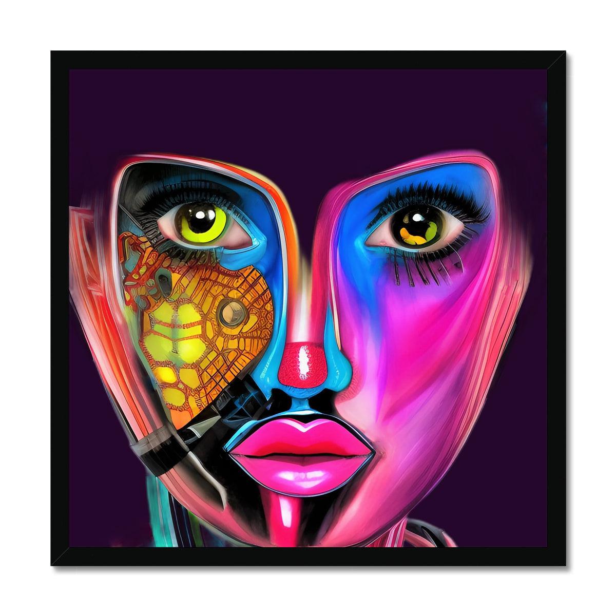 Robot Woman Framed Print