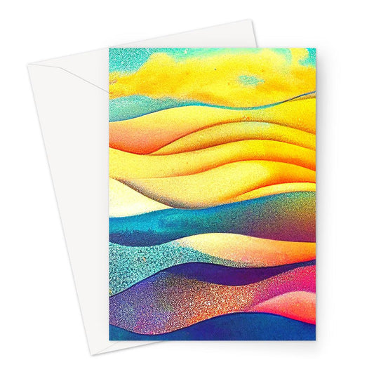 Sea Waves Greeting Card