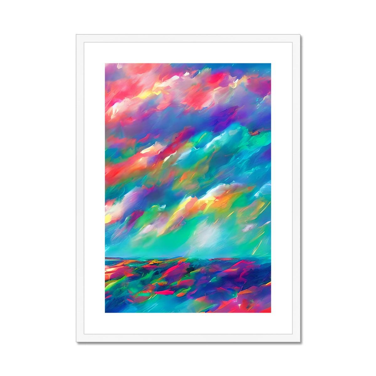 Seas & Clouds Framed & Mounted Print