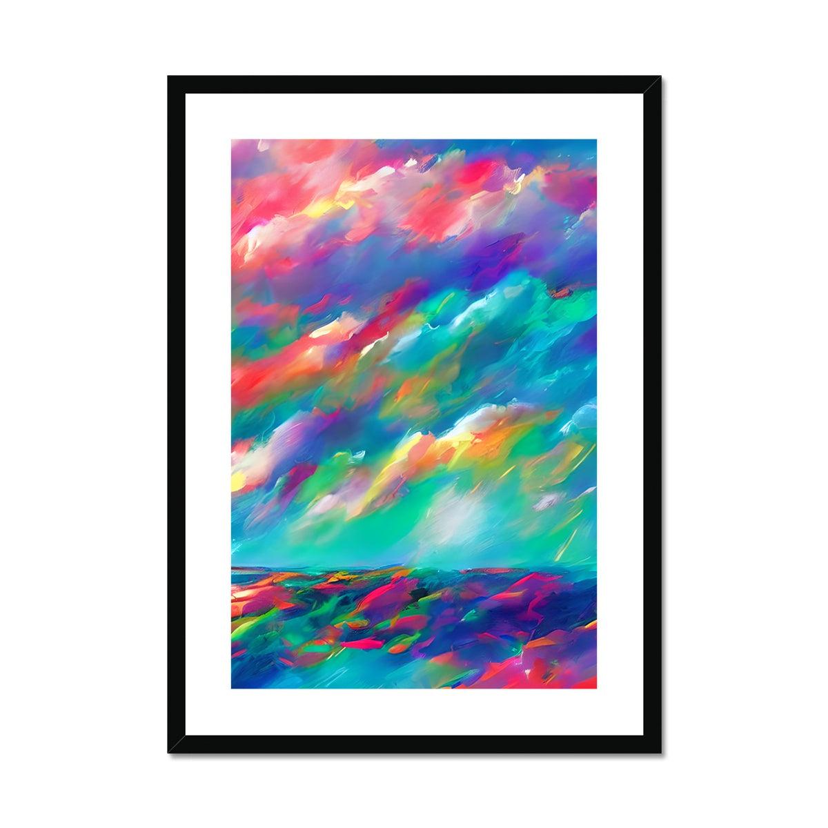 Seas & Clouds Framed & Mounted Print