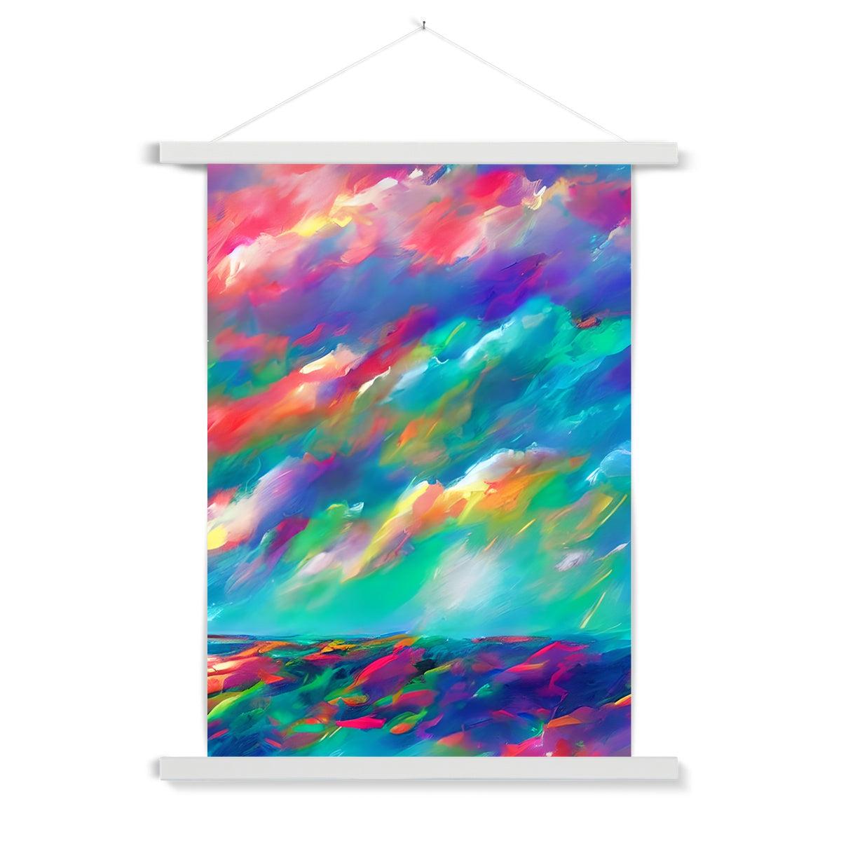 Seas & Clouds Fine Art Print with Hanger