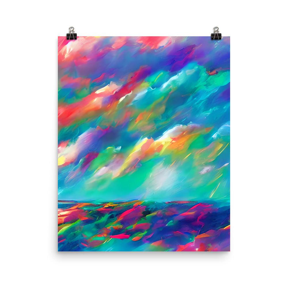 Seas & Clouds Unframed Matte Print