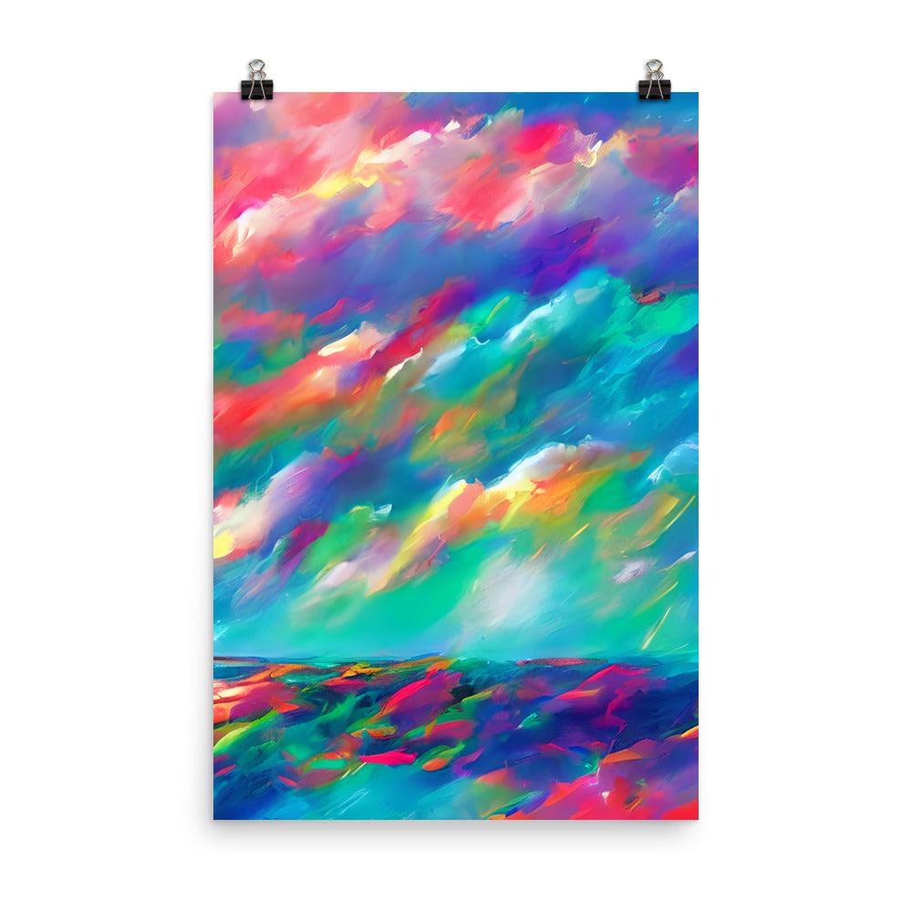 Seas & Clouds Unframed Matte Print