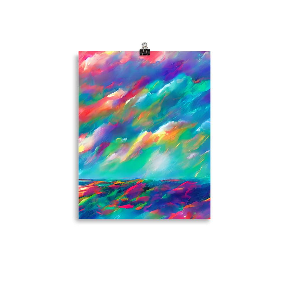 Seas & Clouds Unframed Matte Print