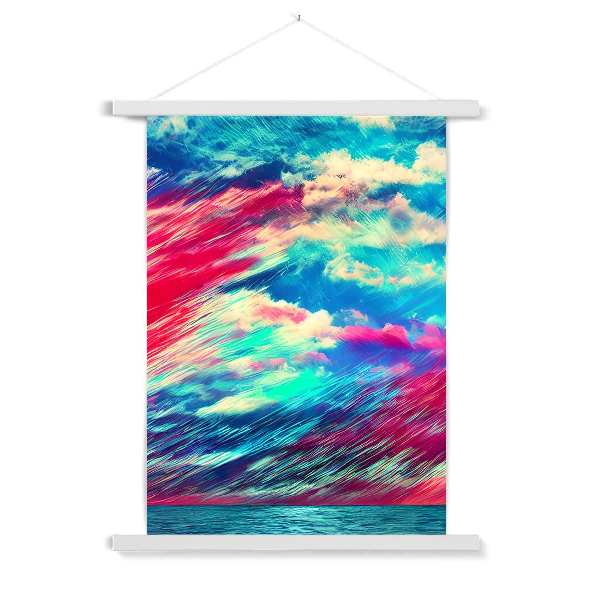 Stormy Seas Fine Art Print with Hanger