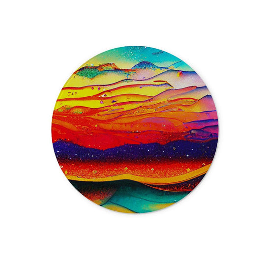 Sunset Glass Chopping Board