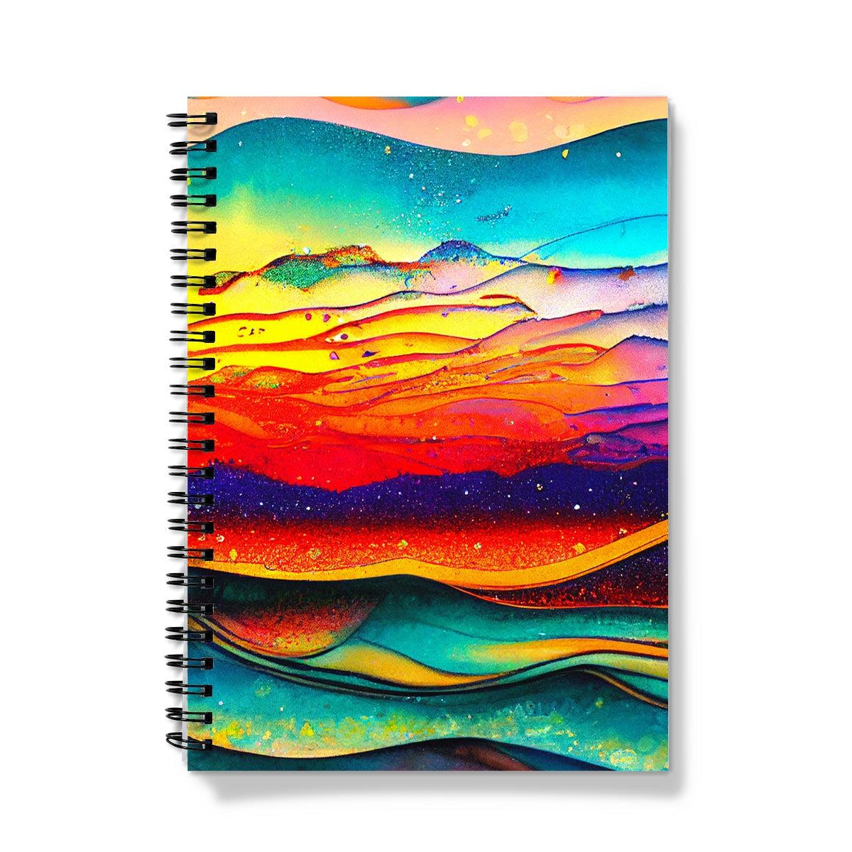 Sunset Spiral Notebook