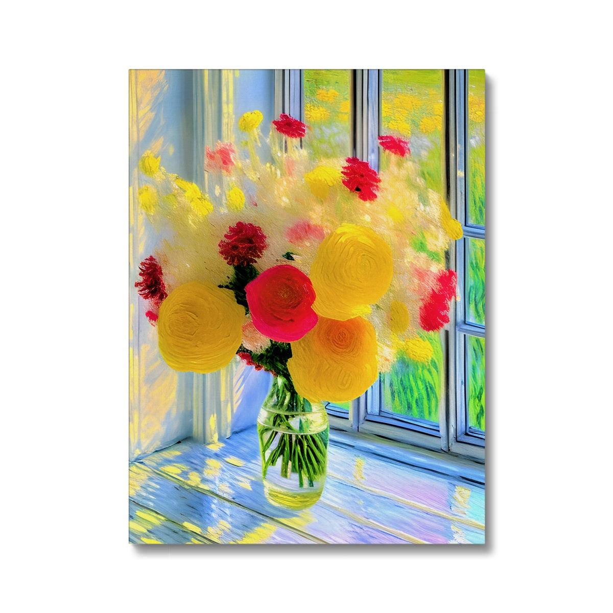 Sunshine Flowers Canvas