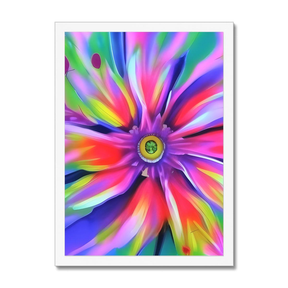 Surreal Flower Framed Print