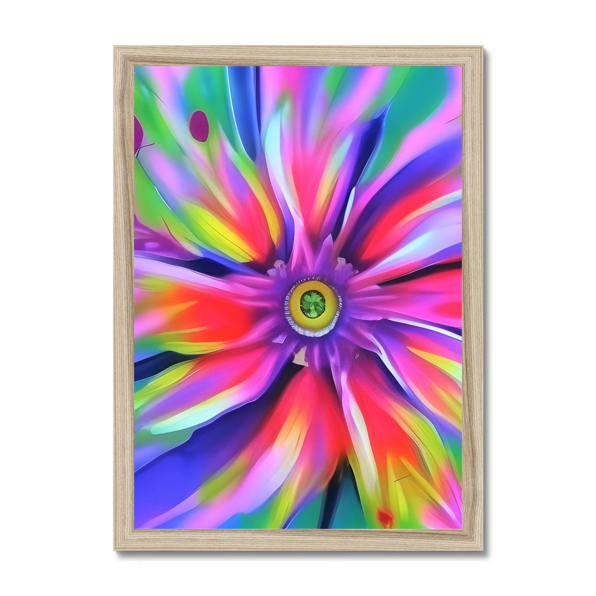 Surreal Flower Framed Print