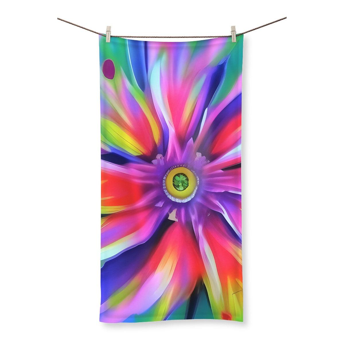 Surreal Flower Towel