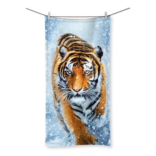 Tiger Snow Towel