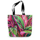 Tropical Leaves Canvas Tote Bag