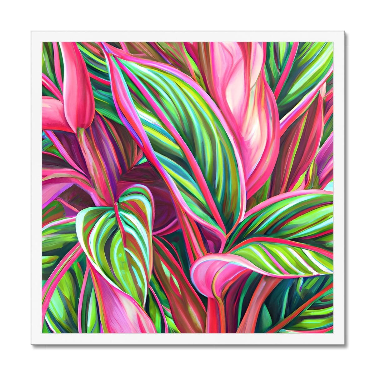 Tropical Leaves Framed Print