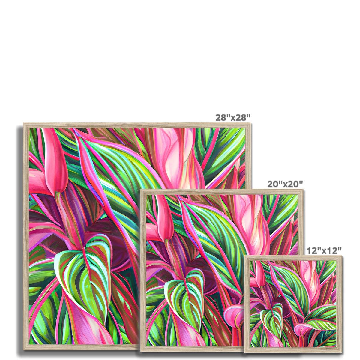 Tropical Leaves Framed Print